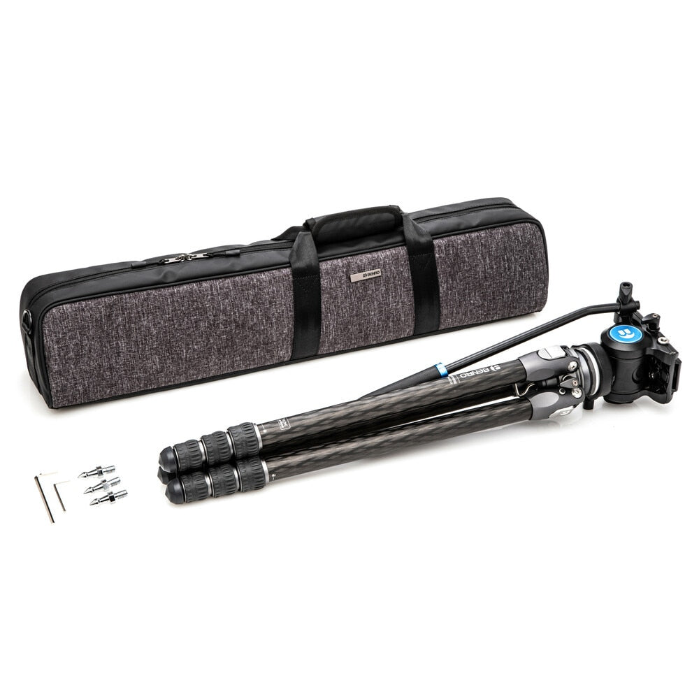 Benro TTOR24CLVS4pro Videostativ – Carbon, 4 Sektionen, bis 158,5 cm, 4 kg Traglast