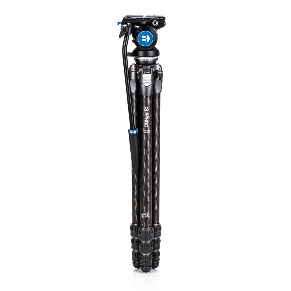 Benro TTOR24CLVS4pro Videostativ – Carbon, 4 Sektionen, bis 158,5 cm, 4 kg Traglast