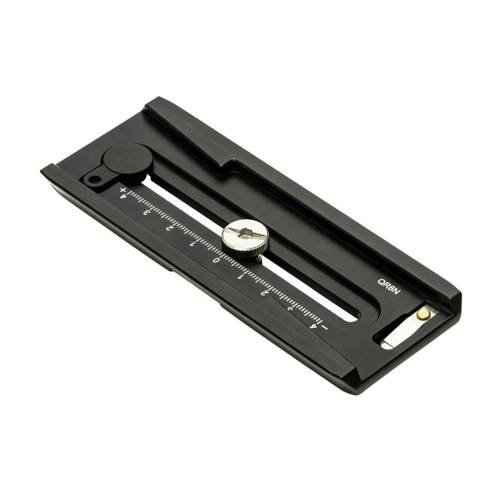 Benro QR8Pro Löseplatte – Aluminium, 50 × 10 × 130,8 mm, 100 g, 1/4" & 3/8" – für S8Pro Videokopf