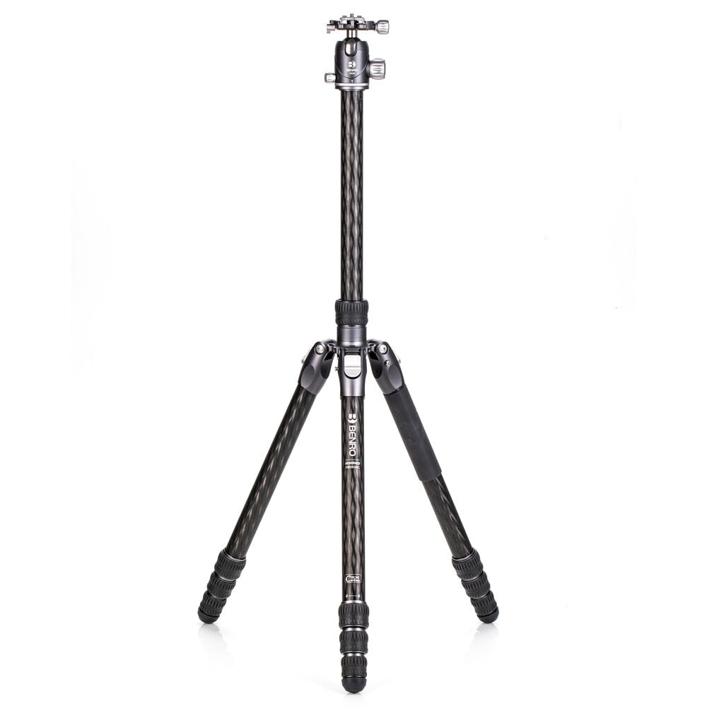 Benro FRHN34CVX30 Rhino Stativ – bis 174,7 cm – Traglast 20 kg – Carbon, 4-Sektionen
