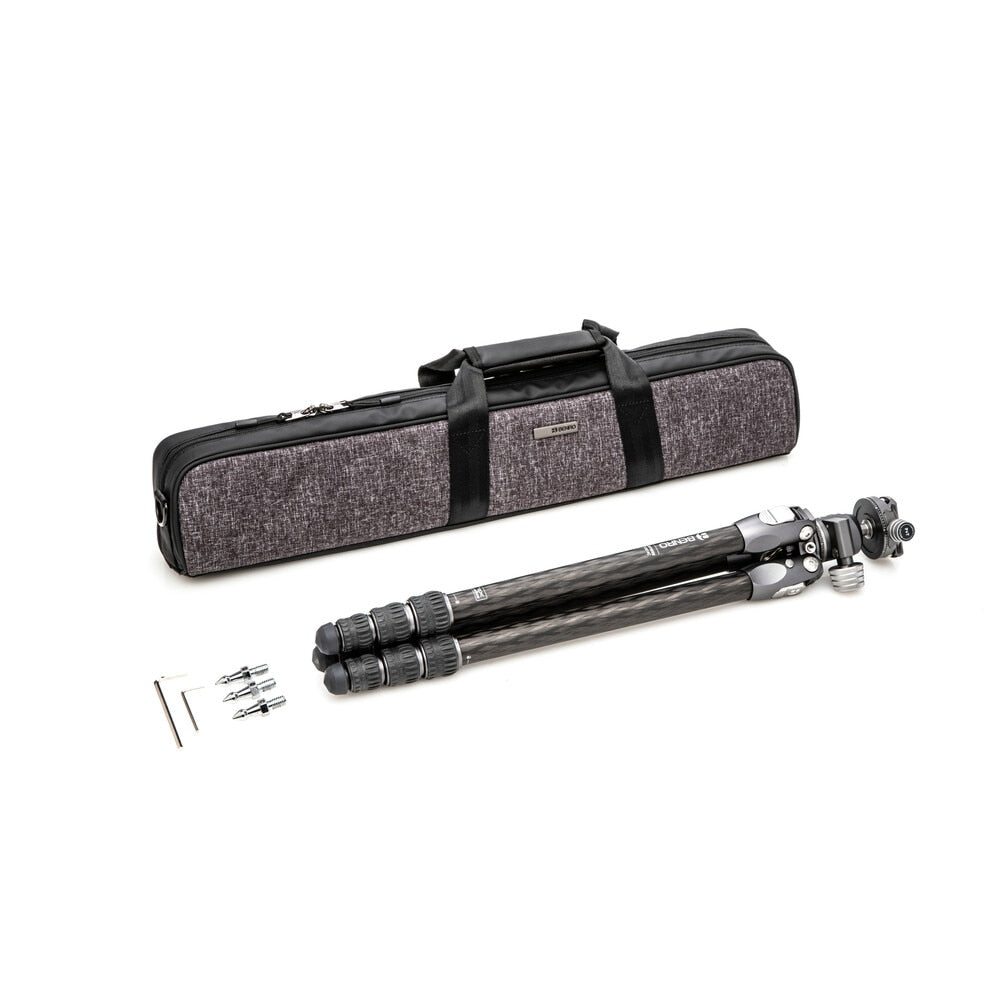 Benro TTOR14CGX25 Tortoise Dreibeinstativ – Carbon, 129 cm, 10 kg Traglast, 4 Sektionen, Kugelkopf