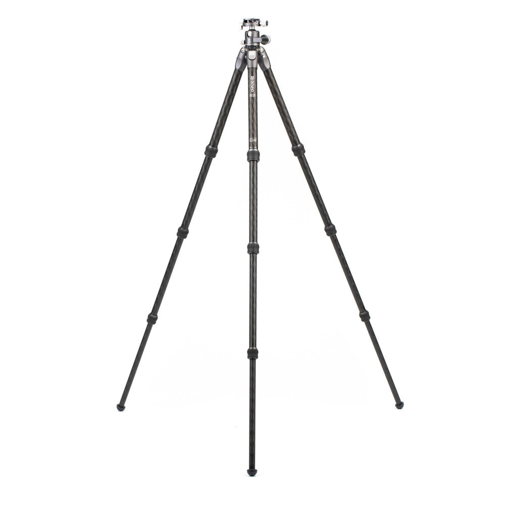 Benro TTOR24CGX30 Tortoise Stativ – Carbon, 4 Sektionen, 129,5 cm, Tragkraft 14 kg – für 1/4" und 3/8" Gewinde