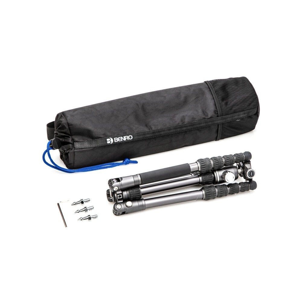 Benro FBAT05AVX20 Bat Stativ – bis 140,5 cm – 10 kg Traglast – Aluminium, 5 Sektionen, Kugelkopf