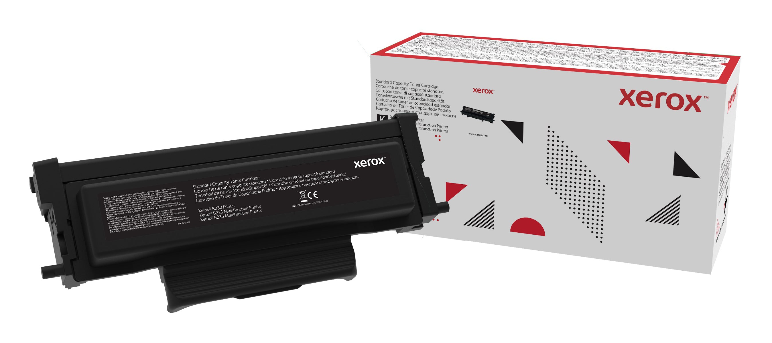 Xerox Toner – schwarz, 1200 Seiten – für Mono-Laserdrucker/Multifunktionsgeräte