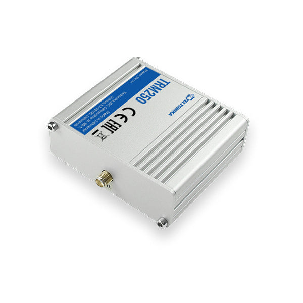 Teltonika TRM250 – LTE/NB-IoT-Modem, Mikro-USB, Interne Antenne, Aluminium, Blau