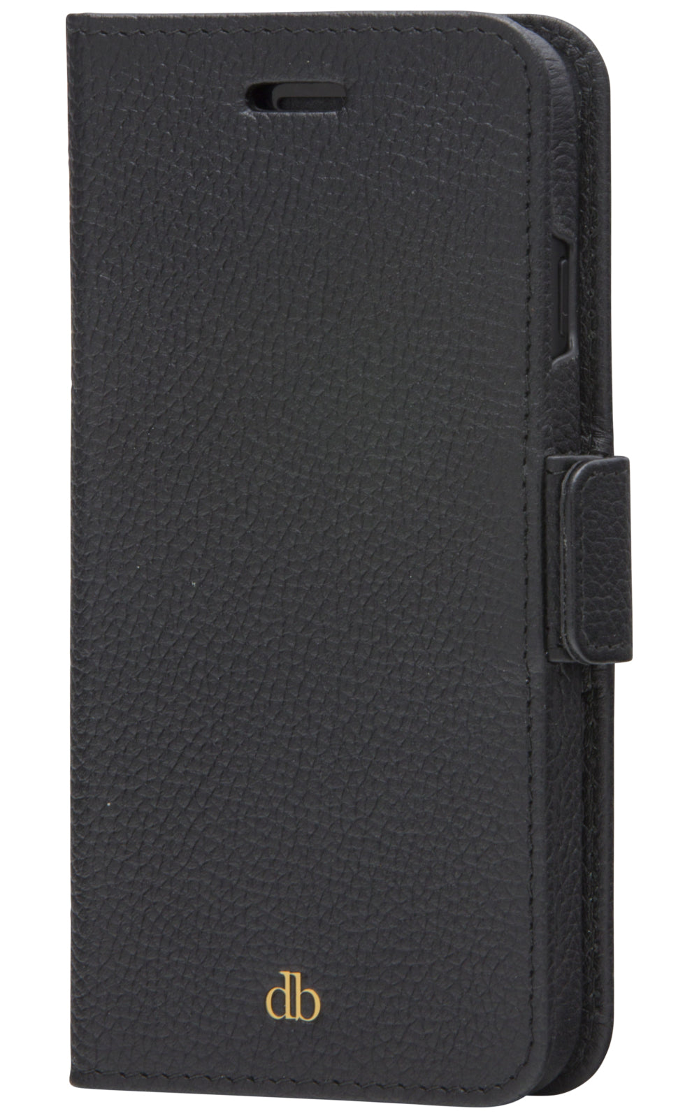 dbramante1928 New York Wallethülle – für Apple iPhone SE/8/7, 3 Kartenfächer, Night Black, schlagfest