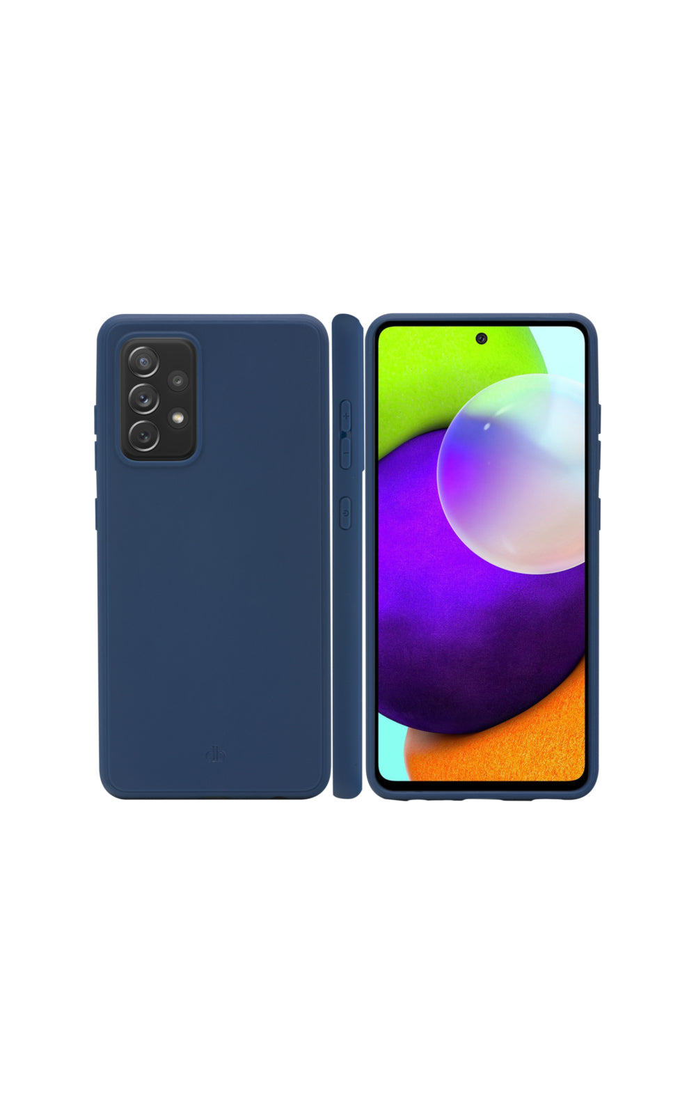 dbramante1928 Greenland – Backcover – für Samsung Galaxy A52, Recycling-Kunststoff, Blau, kabelloses Laden