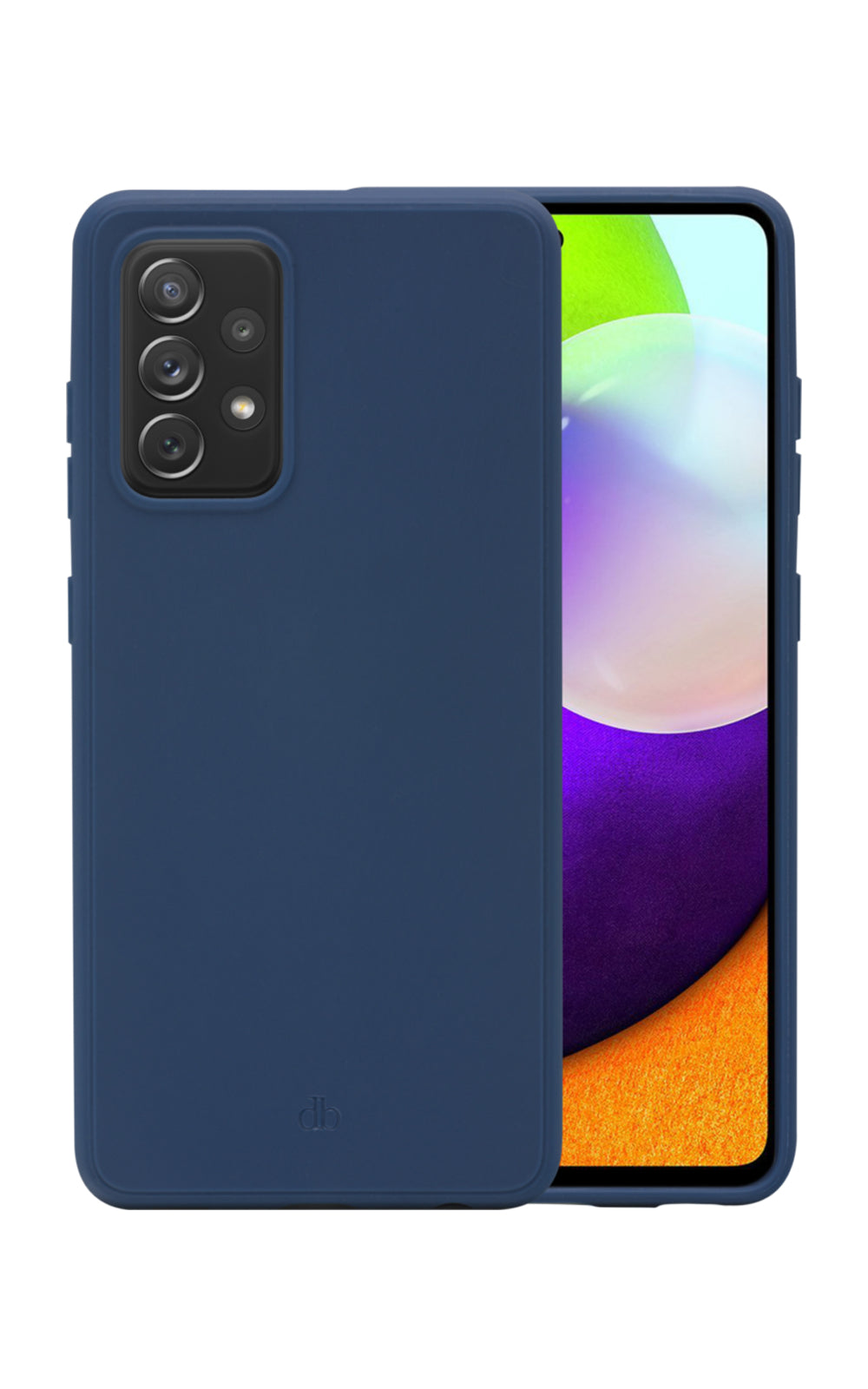 dbramante1928 Greenland – Backcover – für Samsung Galaxy A52, Recycling-Kunststoff, Blau, kabelloses Laden