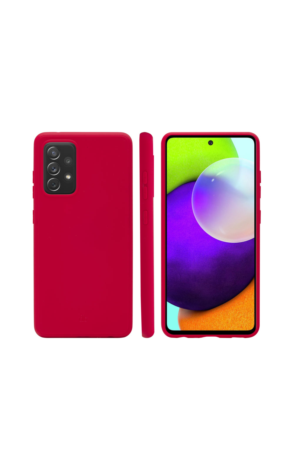 dbramante1928 Greenland – Backcover – für Samsung Galaxy A52s 5G, Recycling-Kunststoff, Rot, kabelloses Laden
