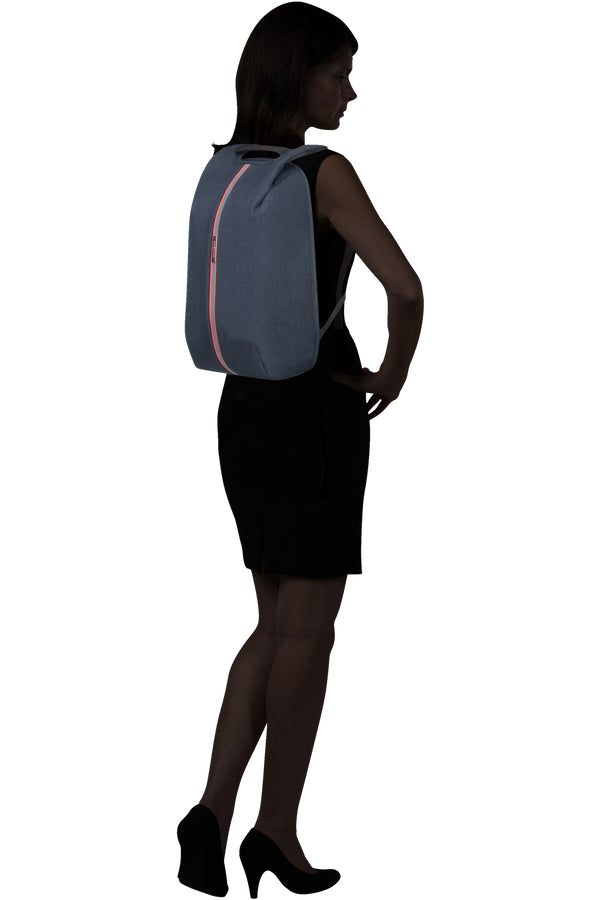 Samsonite Securipak S Notebook-Rucksack – 10 l, Aufsteckfunktion, Blau