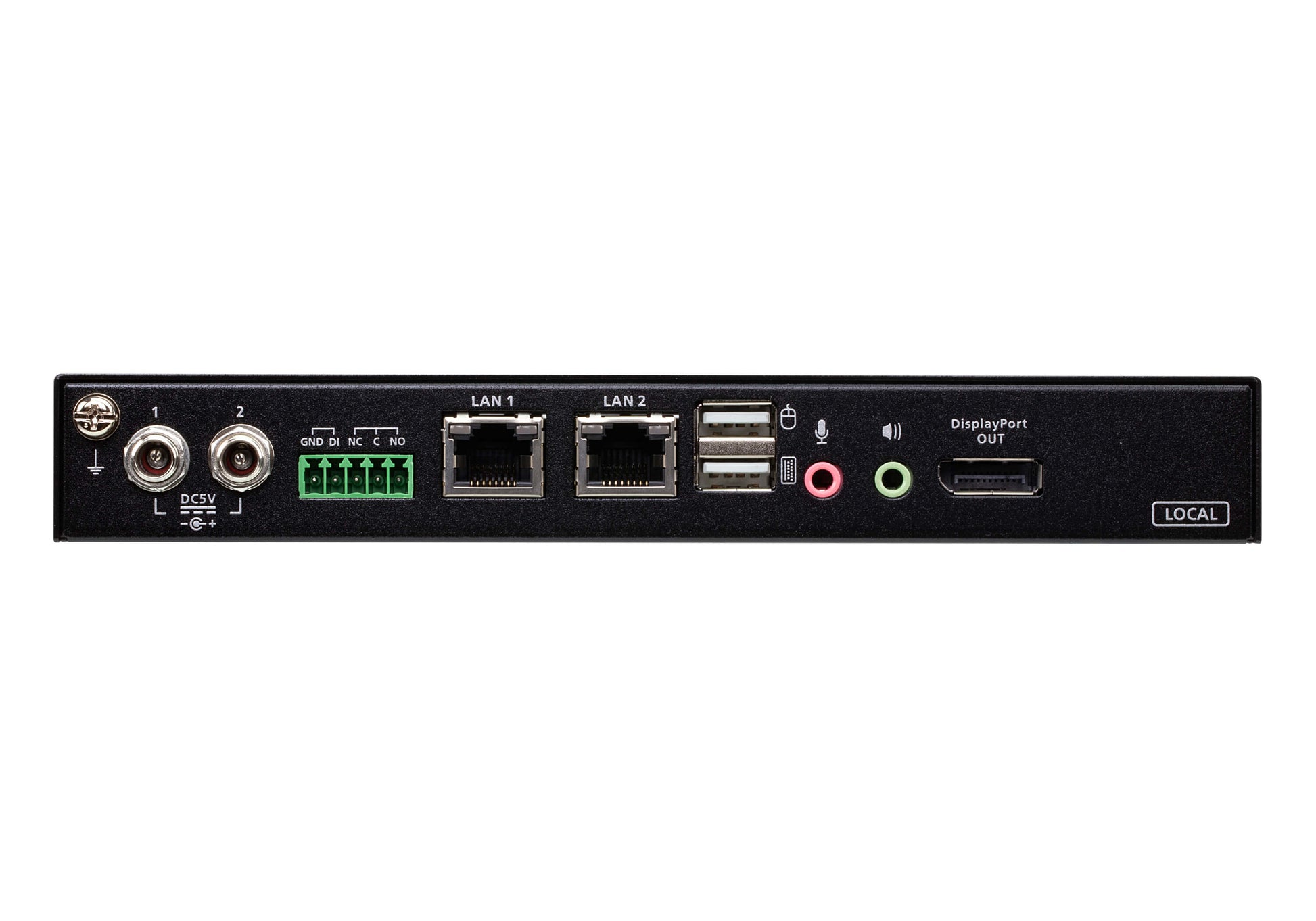ATEN CN9950 – KVM-Switch, DisplayPort/USB 2.0/RJ-45/3,5 mm Audio, 4K DCI (4096 × 2160), KVM über IP