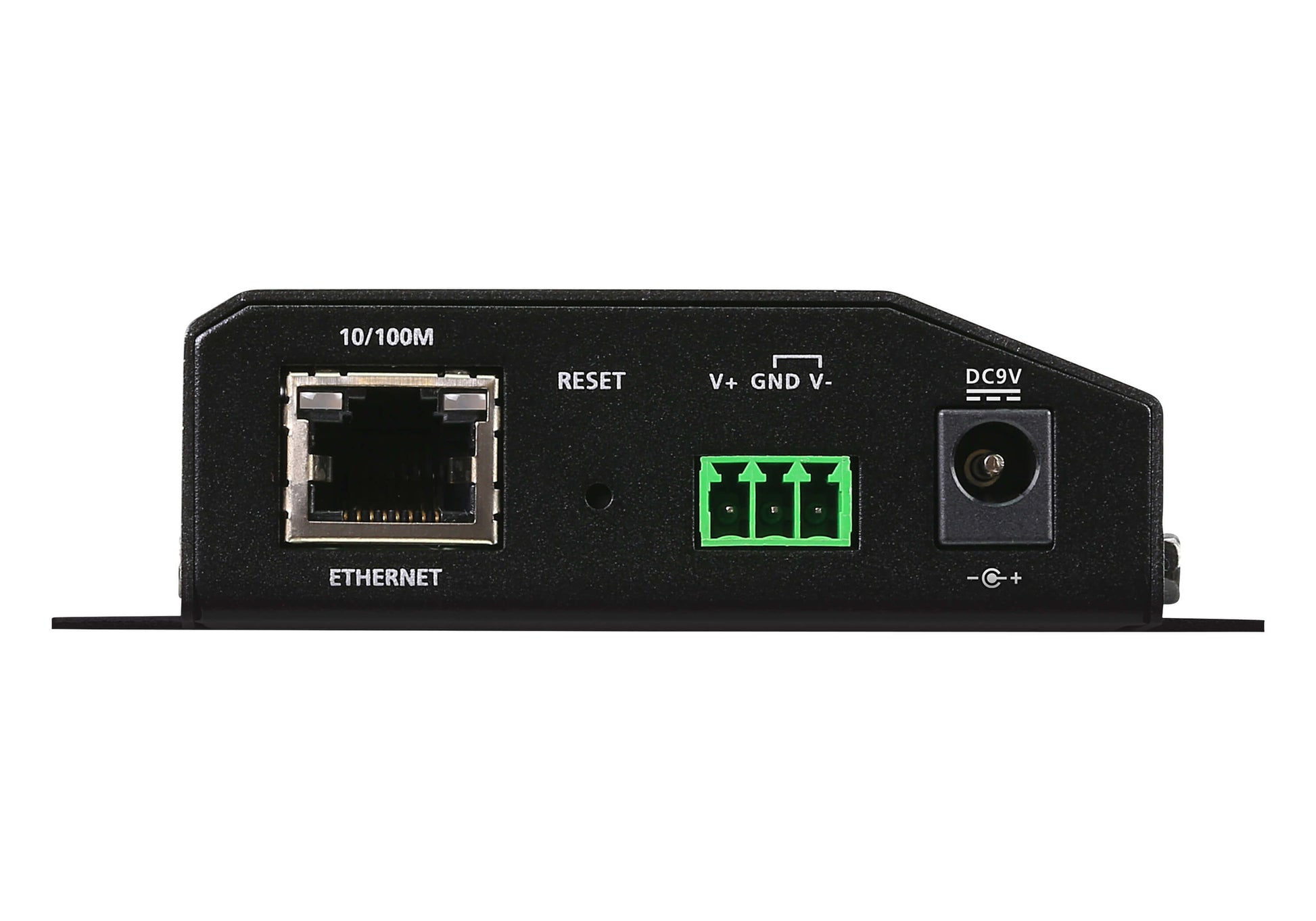 ATEN SN3002P Serieller Device-Server RS-232 zu Ethernet – 2-Port, 10/100 Mbit/s, PoE (802.3af) – Schwarz