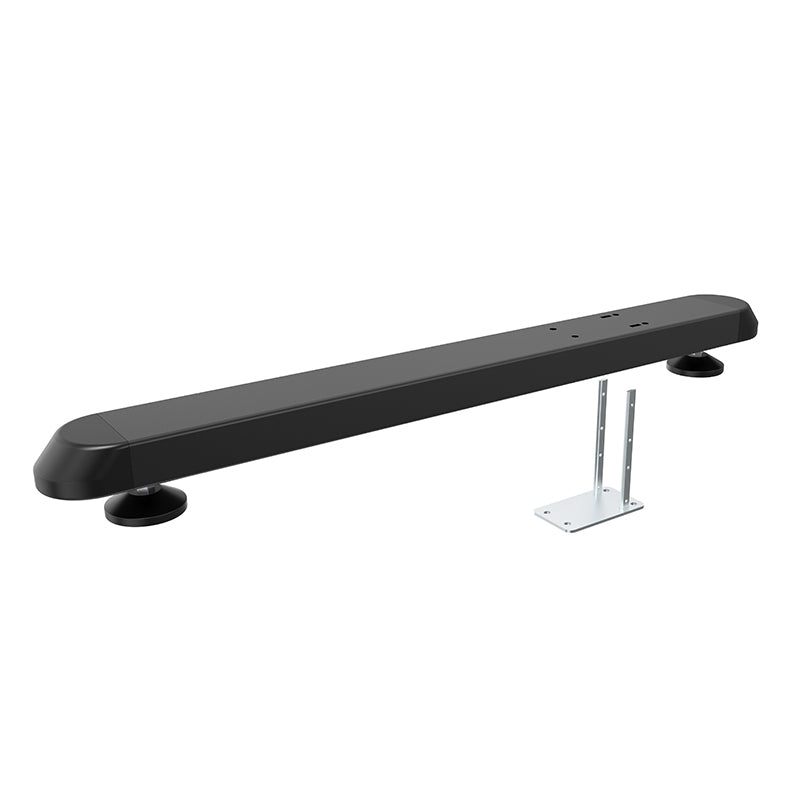 Hagor CPS – Höhenverstellbare Stellfüsse, H 95×B 100×T 1000 mm, Schwarz, für comPROnents-Systeme