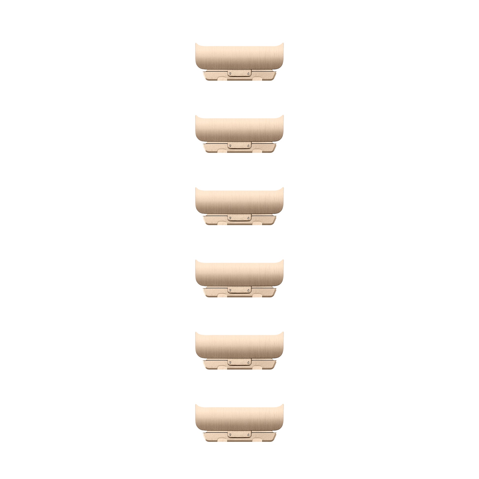 Apple Gliederarmband-Erweiterung für Apple Watch – Edelstahl Gold, 6er Pack