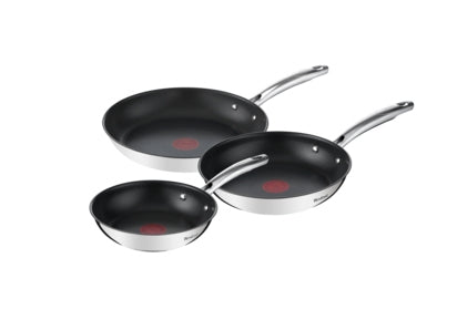 Tefal Fonduepfanne Duetto+ – Ø 20/24/28 cm, Edelstahl, Titan, für Induktion, Gas, Glaskeramik und mehr, Schwarz