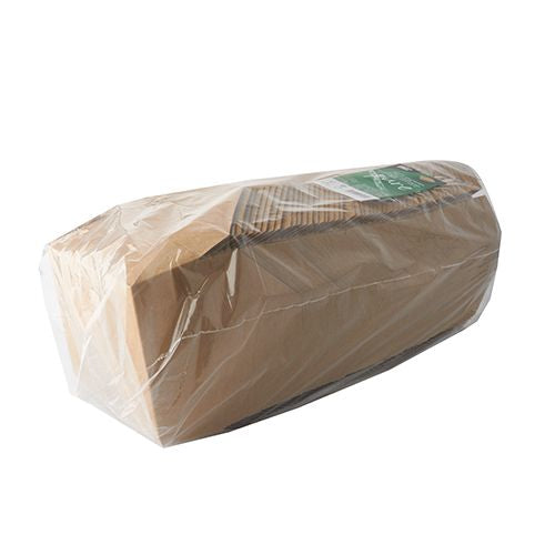 Papstar Take-away-Box, Papier/Karton, PLA-beschichtet – 1 l, 165 × 135 × 50 mm, braun – FSC – 50 Stk.