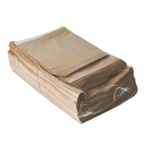 Papstar Papierbeutel – Braun, Fettpapier, 18 × 16 cm, für Hamburger, 1000 Stück