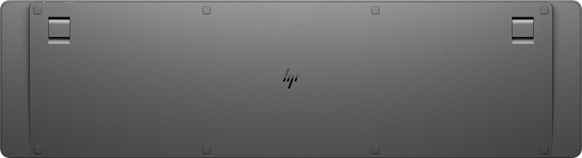 HP 975 – Tastatur – Bluetooth & 2,4 GHz (Nano-Empfänger) – USB-C – beleuchtet – Schwarz