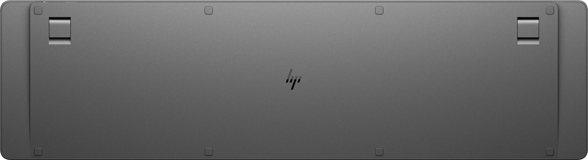 HP 975 – Tastatur – Bluetooth & 2,4 GHz (Nano-Empfänger) – USB-C – beleuchtet – Schwarz