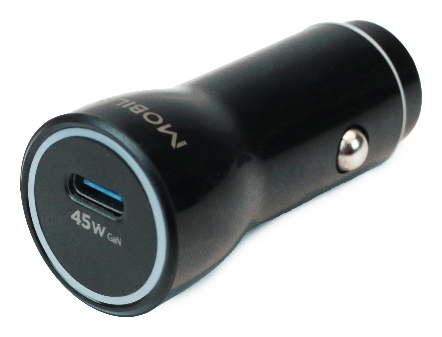 Mobilis 020017 Ladegerät (Zigarettenanzünder) – 45 W, 1× USB-C, GaN – für Smartphones, Tablets