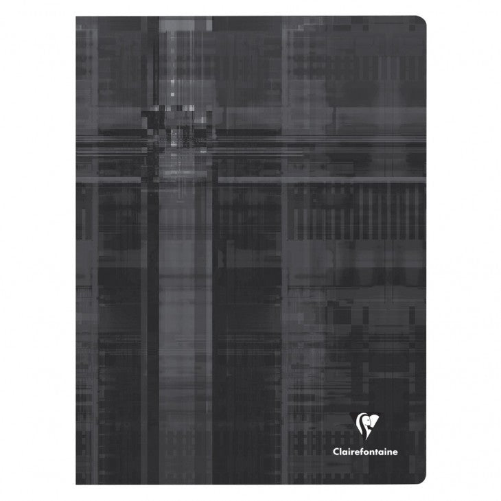 Clairefontaine Notizheft, 240 × 320 mm, liniert, Klammerheftung, Karton, 144 Seiten, 90 g/m² – sortiert