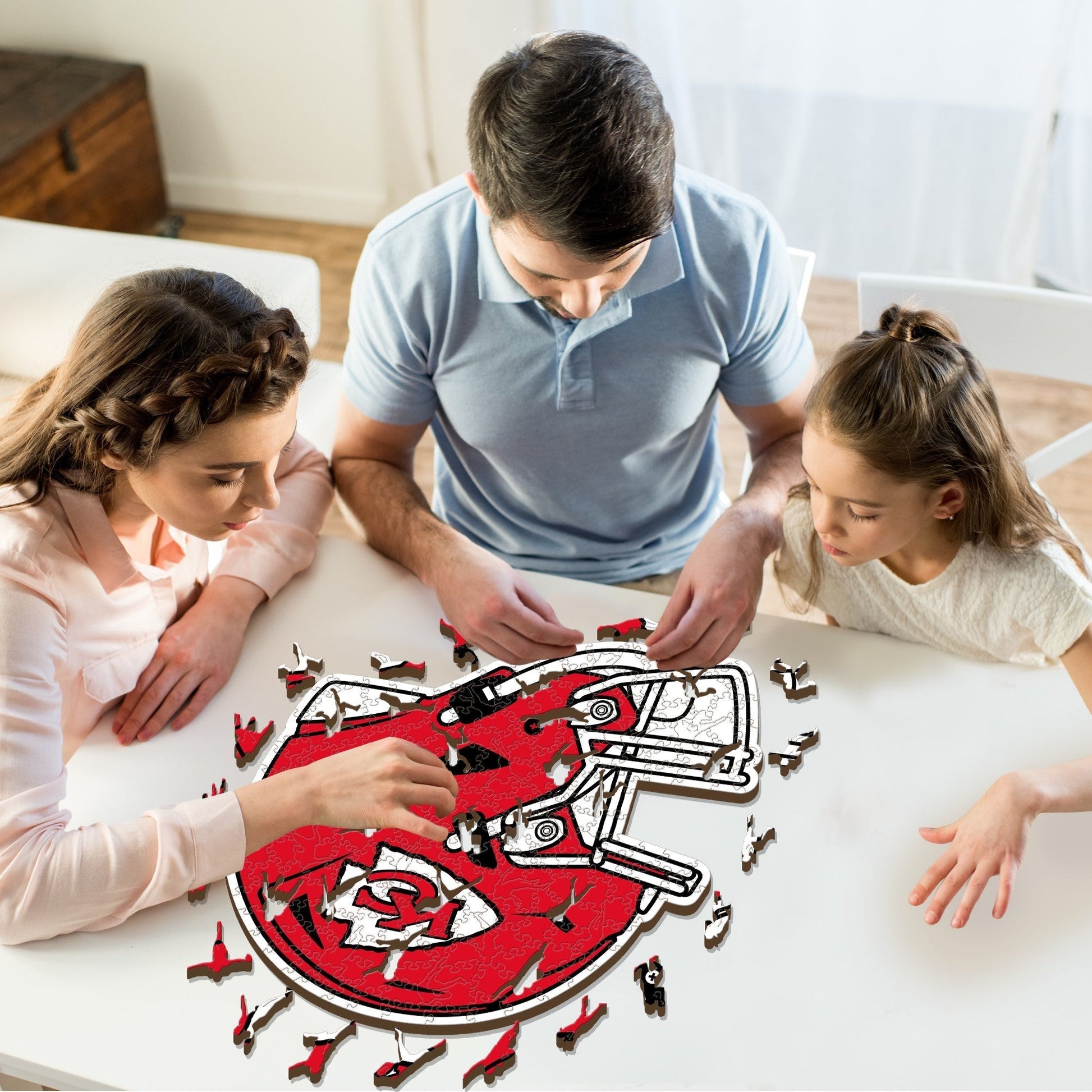 Iconic Puzzles NFL Kansas City Chiefs Helm Grösse S – Logikspiel, ab 10 J.