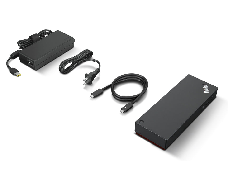 Lenovo ThinkPad 40B00135EU Dockingstation – Thunderbolt 4, 2× DP, 1× HDMI, 4× USB-A, 3,5 mm, für Windows