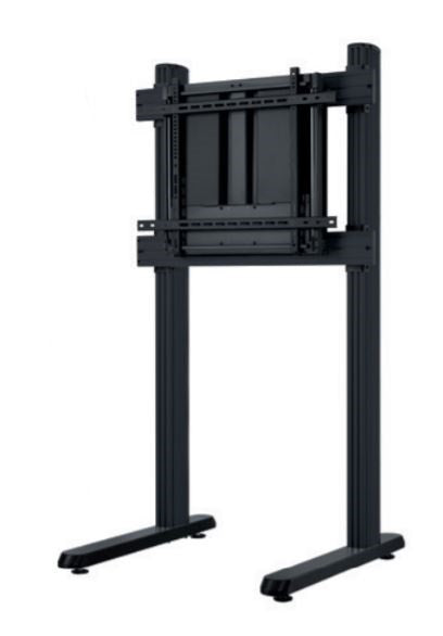 Hagor Monitorhalterung, Standfuss, bis 90", VESA 800 × 600 mm, 90 kg, höhenverstellbar, schwarz