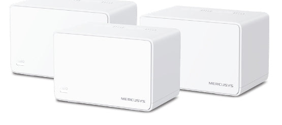 Mercusys Halo H80X (3er-Pack) – WLAN-Router – Wi-Fi 6 Dual-Band (2,4/5 GHz), 3,0 Gbit/s