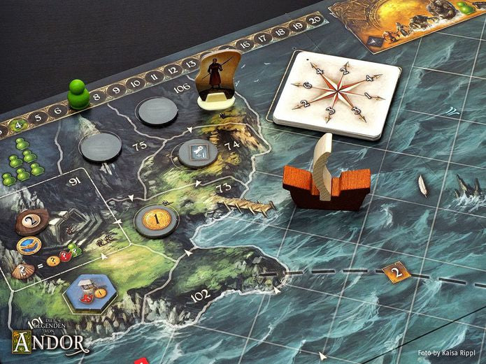Kosmos Die Legenden von Andor – Teil II: Die Reise in den Norden – Erweiterung, 2–4 Spieler, ab 10 Jahren, 90 Min
