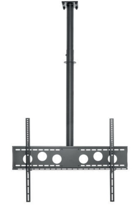 Hagor Deckenhalterung – 55–75" – VESA 100×100–800×600 – bis 50 kg, Teleskopmast, Neigbar – HA DH 400-700 L