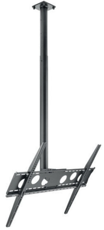 Hagor Deckenhalterung – 55–75" – VESA 100×100–800×600 – bis 50 kg, Teleskopmast, Neigbar – HA DH 400-700 L