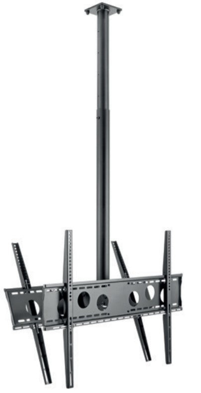 Hagor Deckenhalterung – Back-to-Back – 55–75" – VESA 100×100–800×600 – bis 70 kg – HA DH Duo L