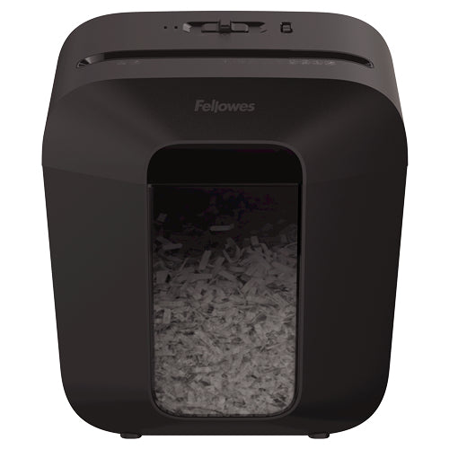 Fellowes Powershred LX25 – Aktenvernichter, DIN P-4, Partikelschnitt 4 × 37 mm, 6 Blatt, 11,5 l