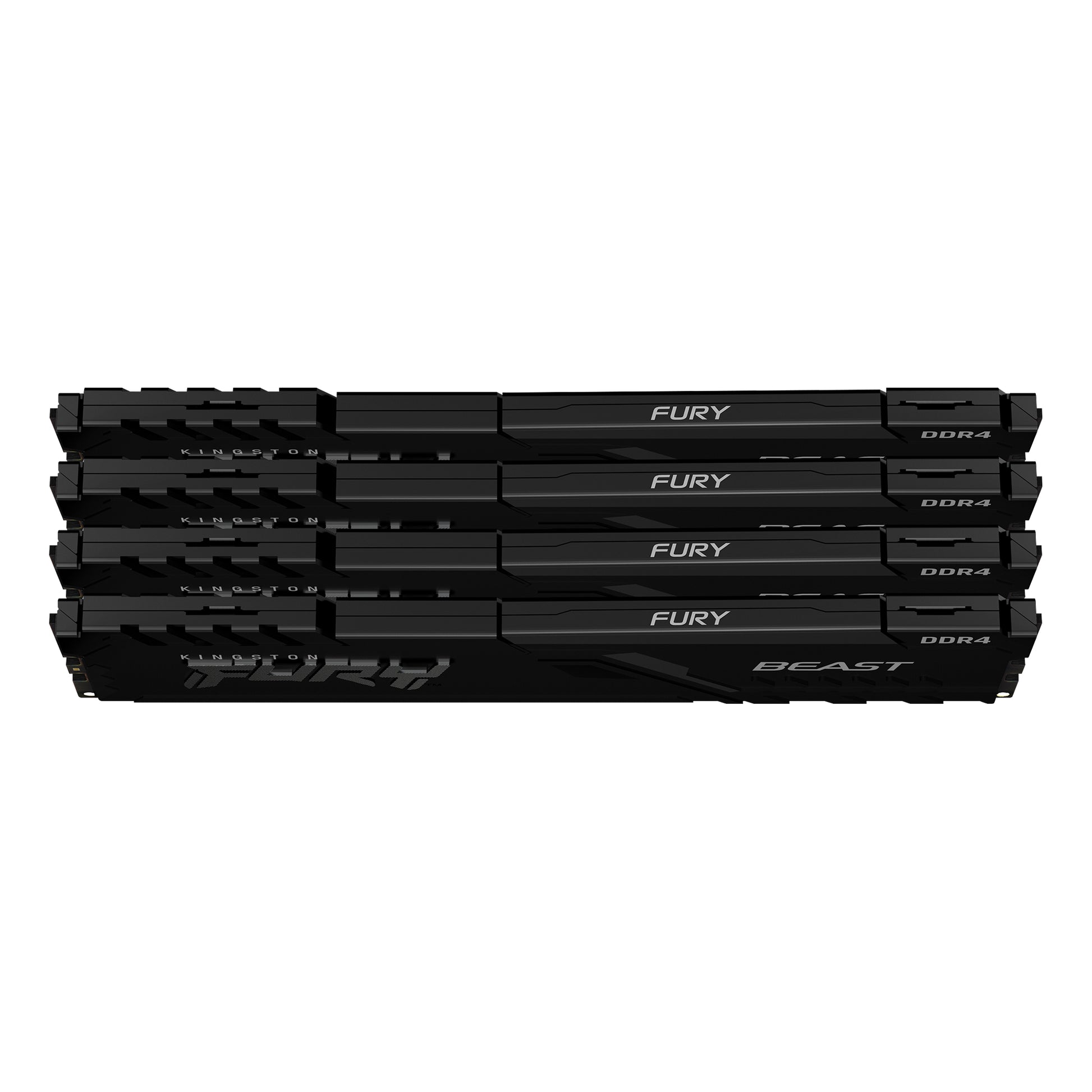 Kingston Technology Kingston FURY Beast – DDR4 3600 MT/s – 128 GB (4×32 GB), CL18, 288-Pin DIMM, 1,2 V, Schwarz