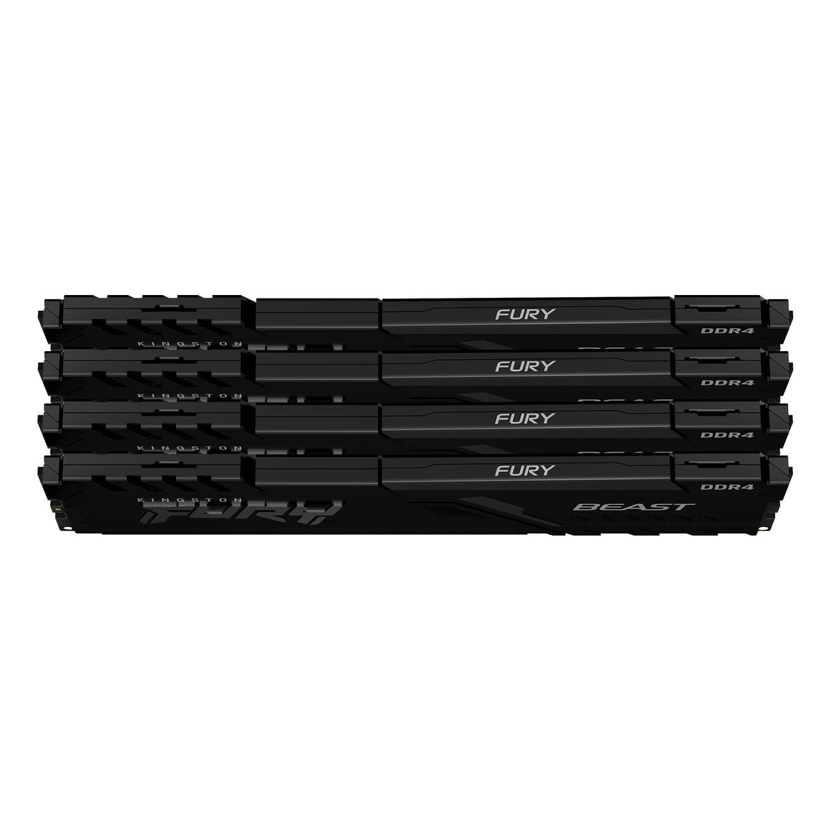 Kingston Technology Kingston FURY Beast – 64 GB (4×16 GB) DDR4 3200 MT/s CL16, 288-poliger DIMM, 1,2 V, Kühlkörper