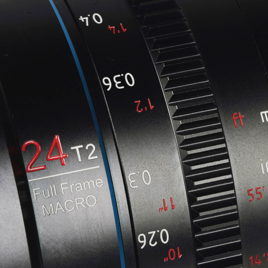 Sirui 780416 Arri PL Cine-Objektiv – 24 mm T/2 – Vollformat, Makro, manuell, 92 mm Filter