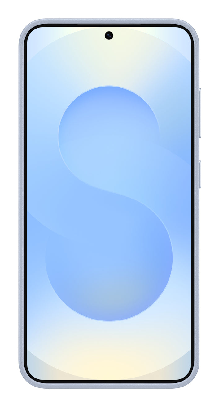 Samsung Backcover – für Galaxy S25 – hellblau – Kunstleder