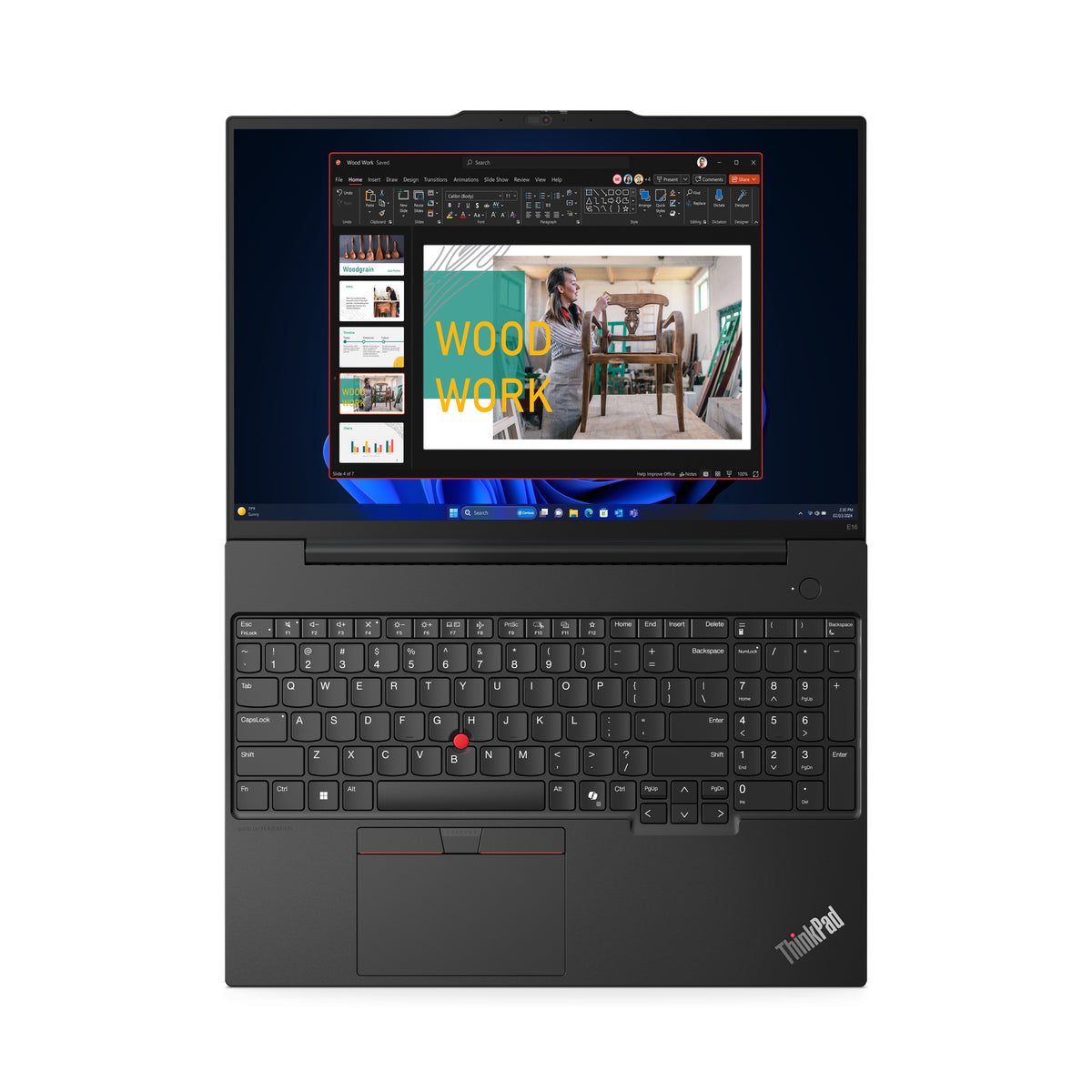 Lenovo ThinkPad E16 Gen 2 – 16" WUXGA, Ryzen 5 7535HS, 8 GB, 256 GB SSD, Win 11 Pro
