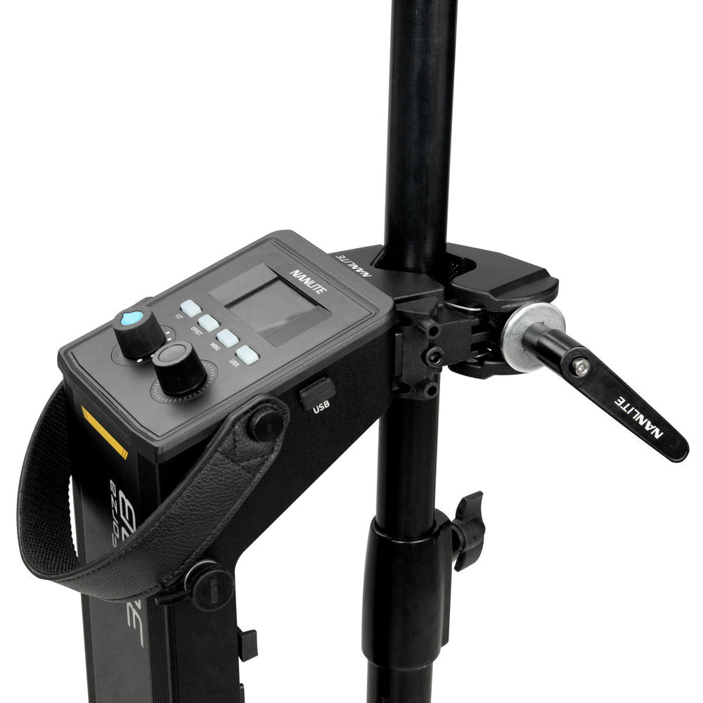 Nanlite AS-SCH-FZ Montageset – für Forza 200, Forza 300, Forza 300B und andere – Schwarz