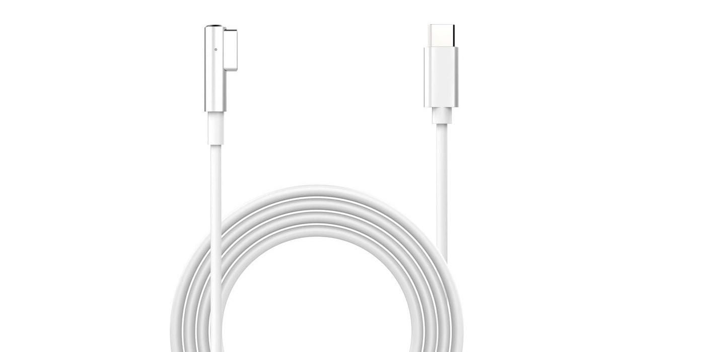 CoreParts MBXAP-MAG1-CABLE USB-C zu MagSafe 1 Adapter – 1,8 m, Weiss – für MacBook mit MagSafe 1