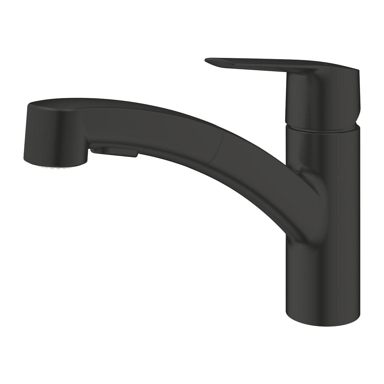 GROHE Start Einhebelmischer – Metall, Einlochmontage, Schwarz