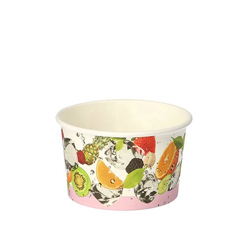 Papstar Eisbecher, Karton – 2,5 dl, mehrfarbig – FSC – 50 Stk.