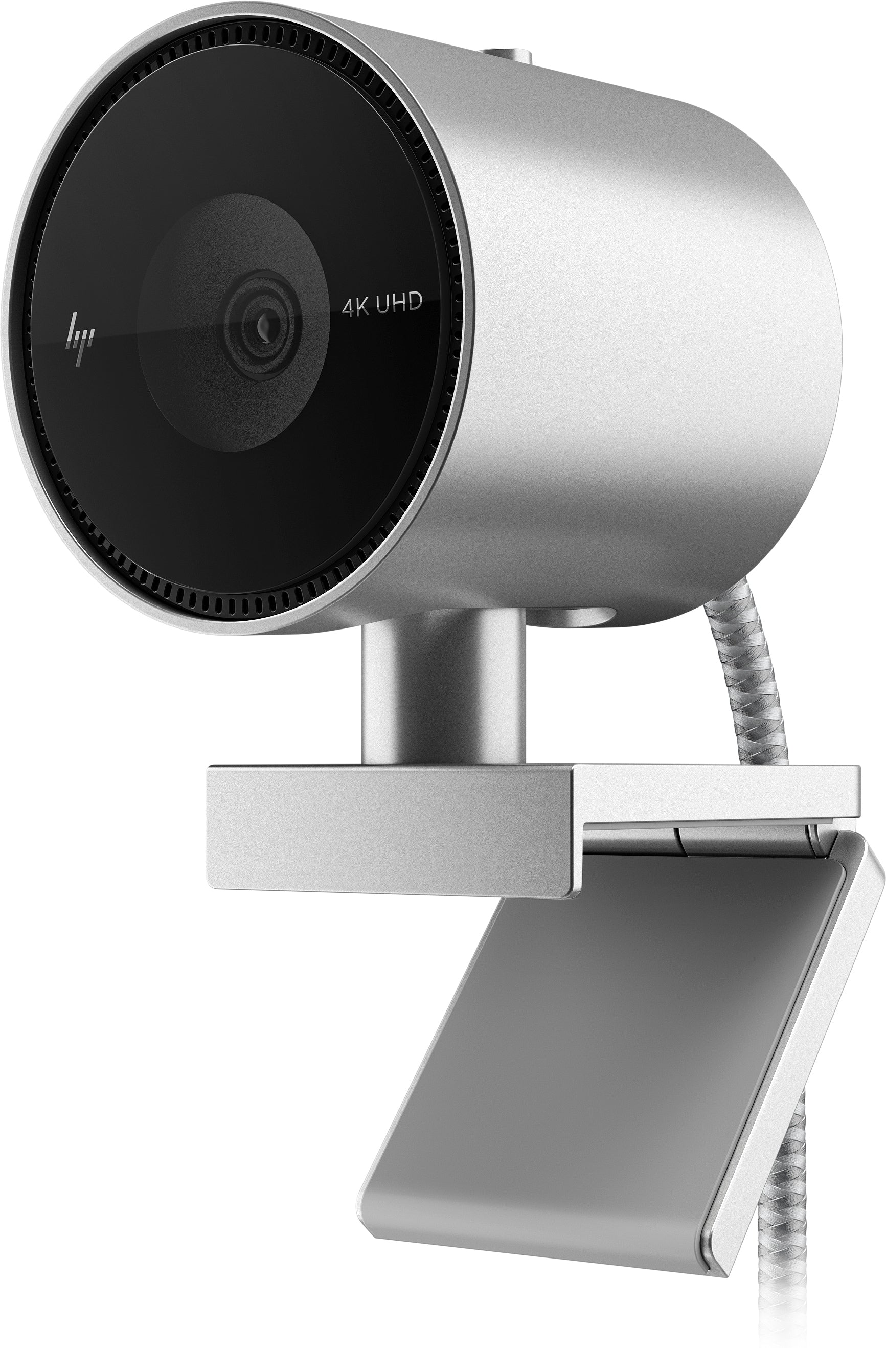 HP 950 Webcam – 4K Ultra HD, 30 fps, Autofokus, USB 3.0 – Schwarz/Silber