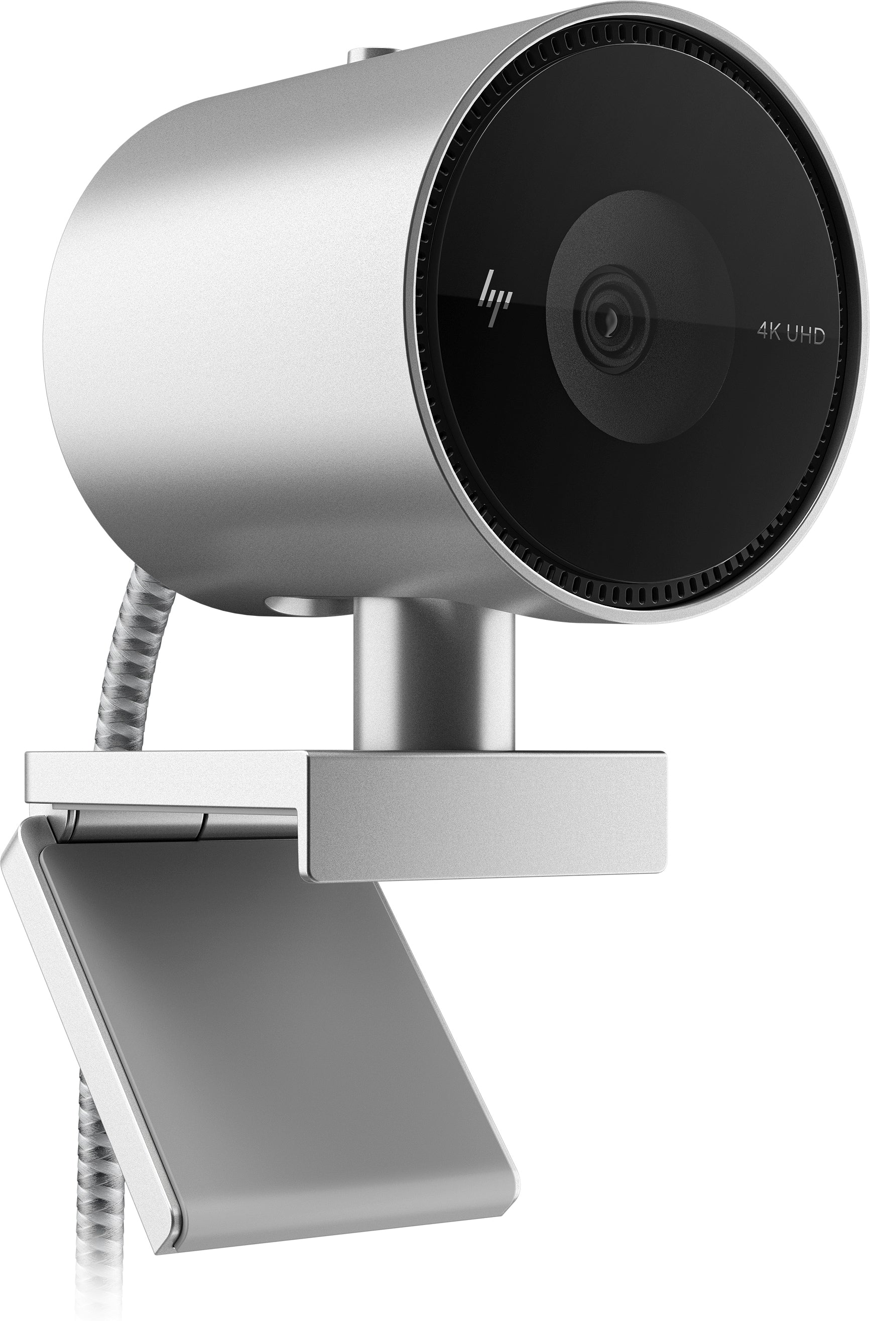 HP 950 Webcam – 4K Ultra HD, 30 fps, Autofokus, USB 3.0 – Schwarz/Silber