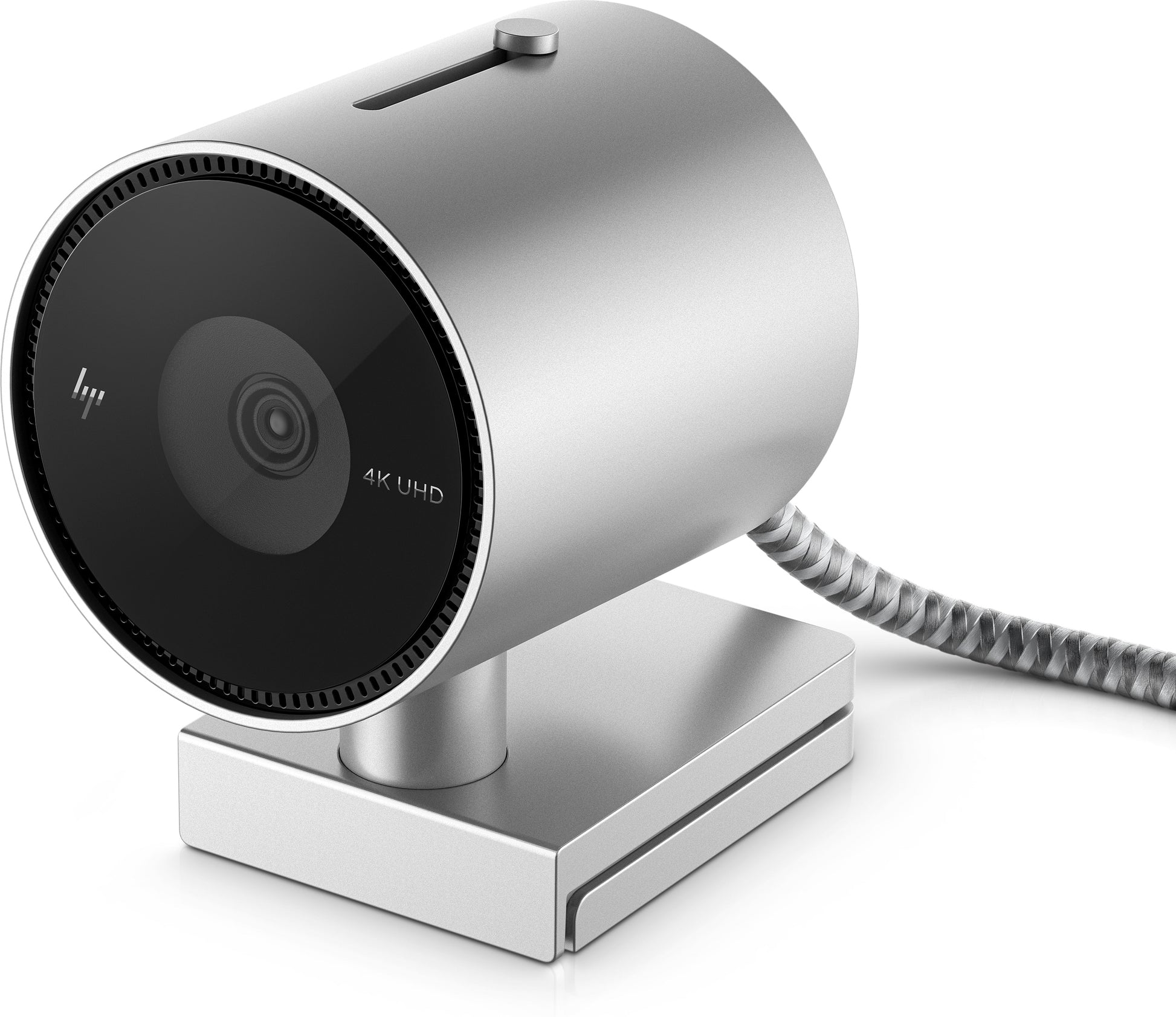 HP 950 Webcam – 4K Ultra HD, 30 fps, Autofokus, USB 3.0 – Schwarz/Silber