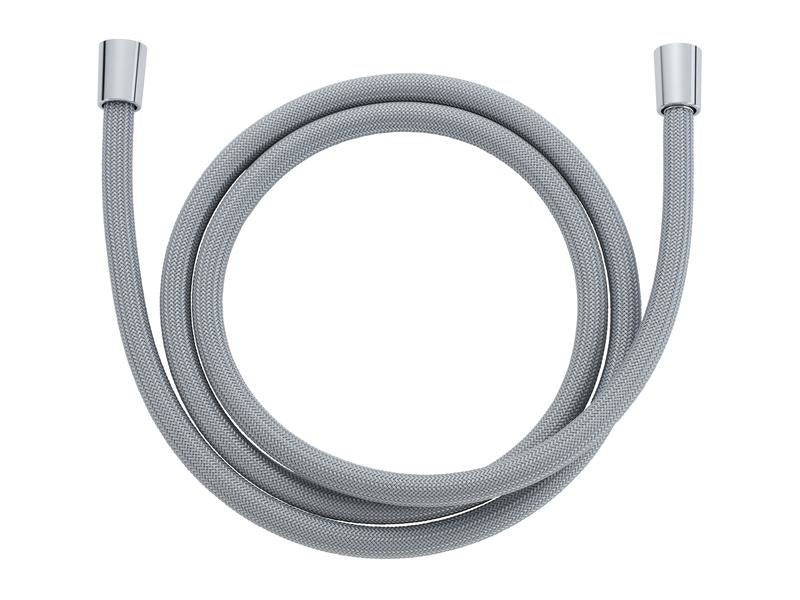 Diaqua Duschschlauch – 200 cm, Polyethylen, Chrom, 1/2" Anschluss, Silbergrau