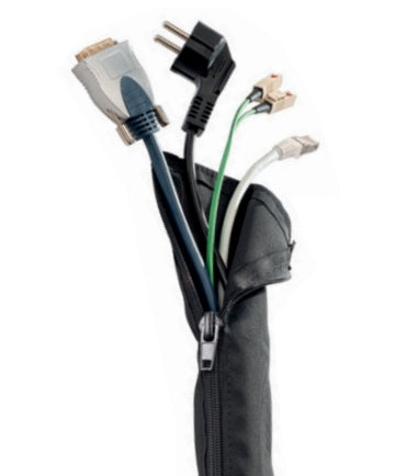 Hagor KS Zipper KSR – Ø 45 mm, 2,00 m, Polyester, Schwarz