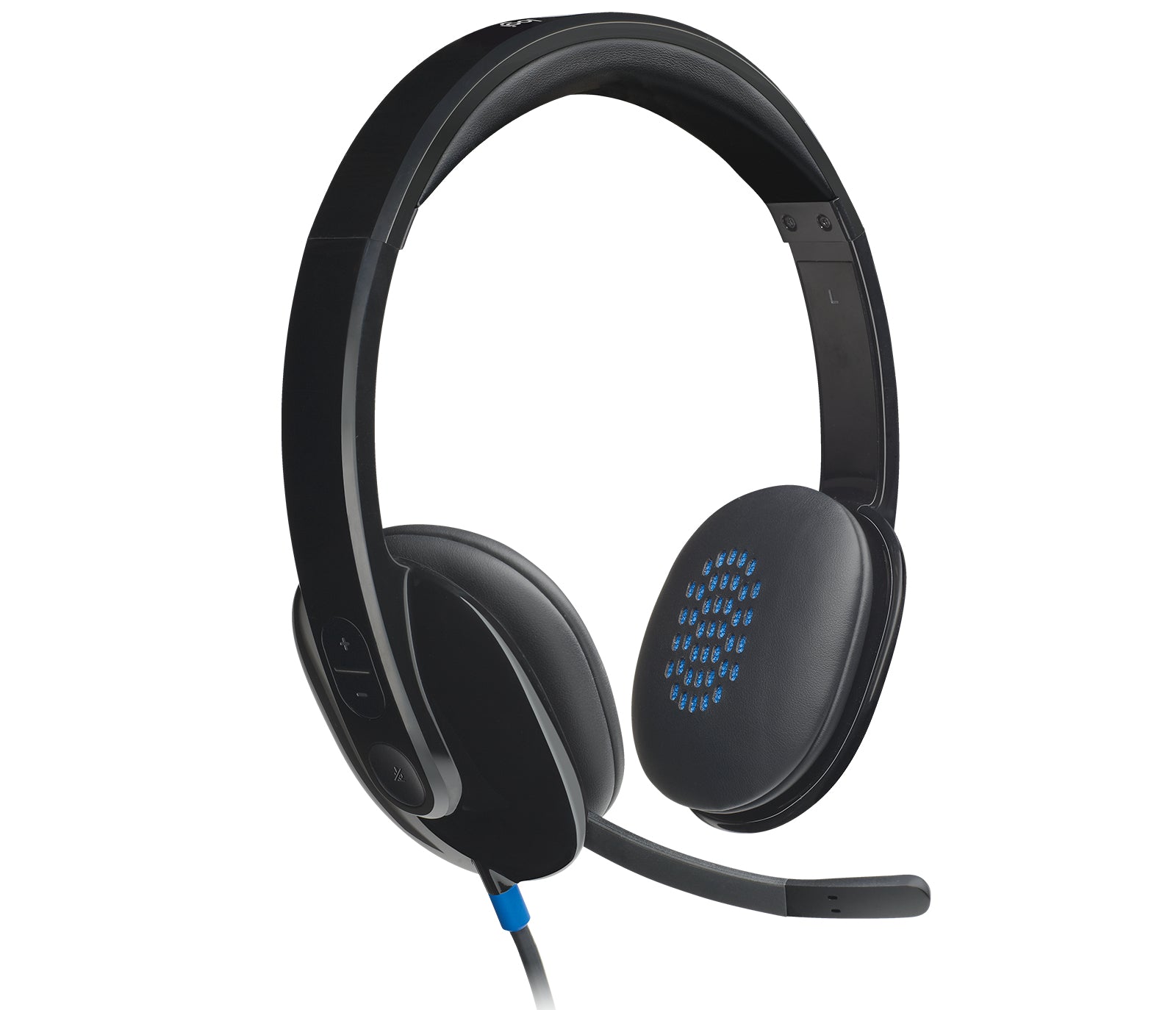 Logitech H540 – Duo Headset – USB‑A, Mikrofon mit Rauschunterdrückung – Schwarz, für Windows/Mac/Chrome