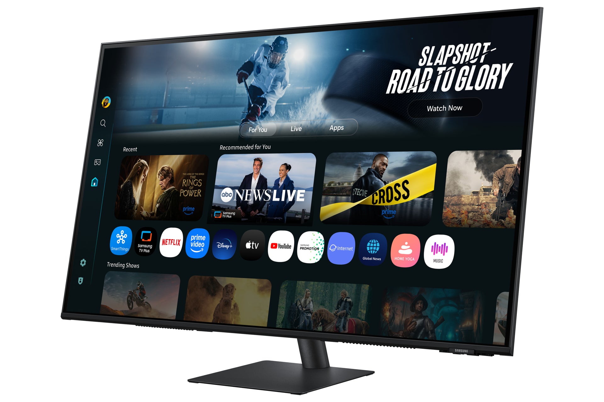 Samsung M70F – Monitor, 3840 × 2160 (UHD 4K), HDR10, KI-Bild